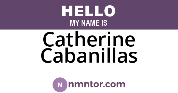 Catherine Cabanillas