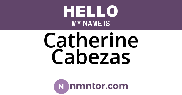 Catherine Cabezas