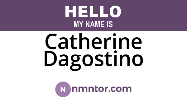 Catherine Dagostino