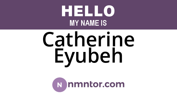 Catherine Eyubeh