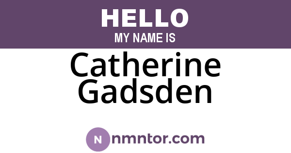 Catherine Gadsden