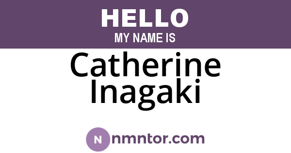 Catherine Inagaki