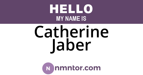Catherine Jaber