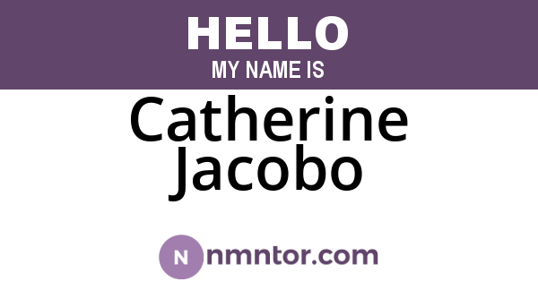 Catherine Jacobo