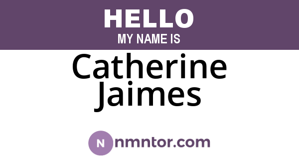 Catherine Jaimes