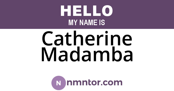 Catherine Madamba