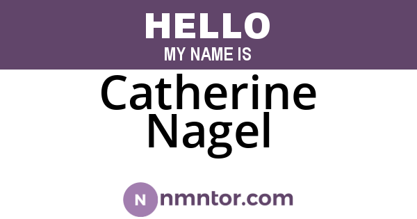 Catherine Nagel