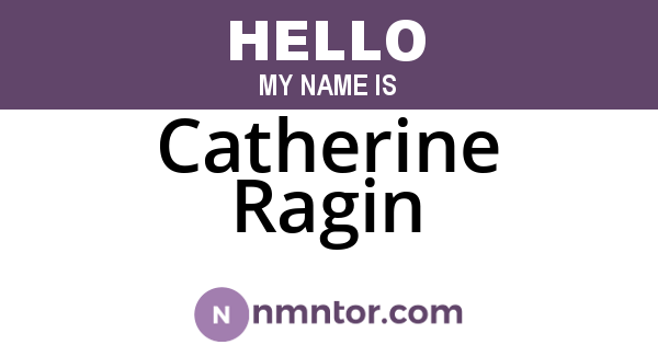 Catherine Ragin