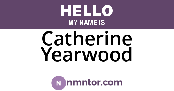 Catherine Yearwood