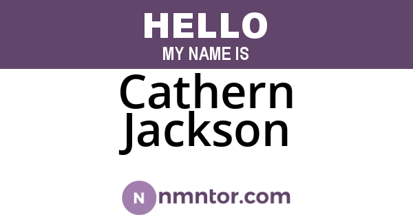 Cathern Jackson