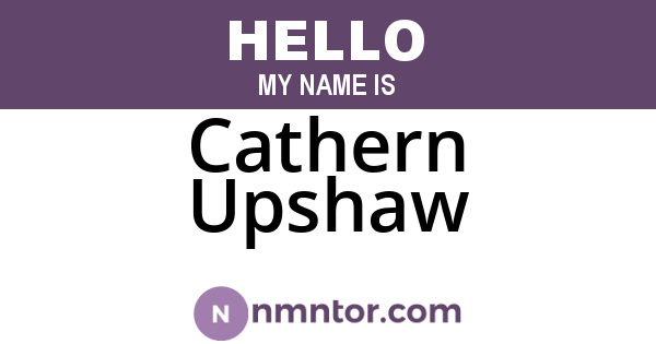 Cathern Upshaw