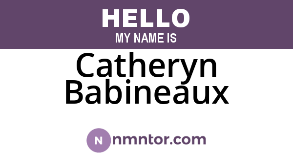 Catheryn Babineaux