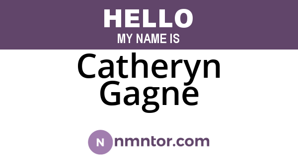 Catheryn Gagne
