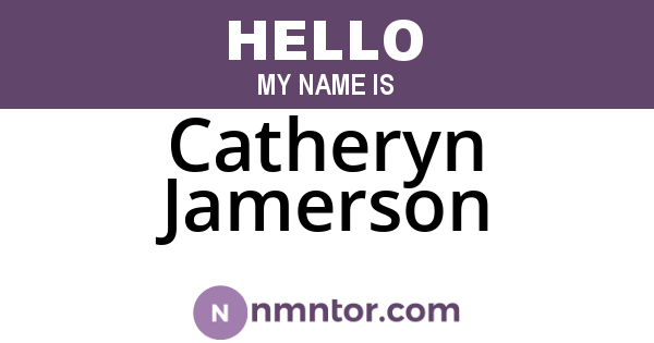 Catheryn Jamerson