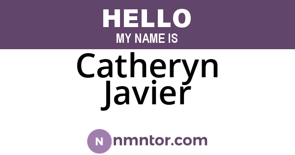 Catheryn Javier