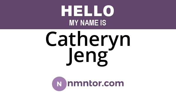 Catheryn Jeng