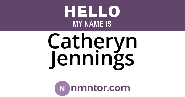 Catheryn Jennings