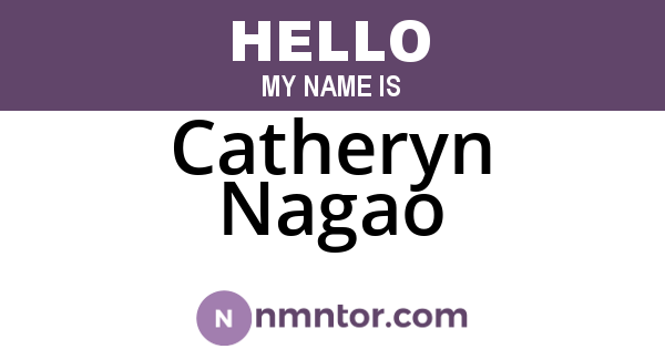 Catheryn Nagao