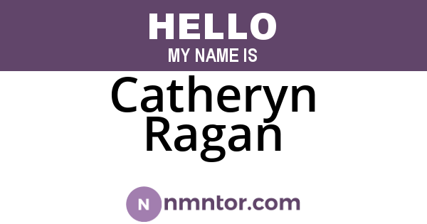 Catheryn Ragan
