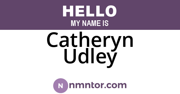 Catheryn Udley