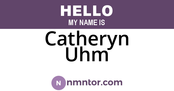 Catheryn Uhm