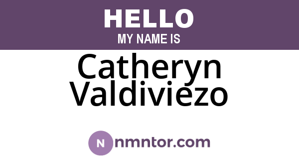 Catheryn Valdiviezo