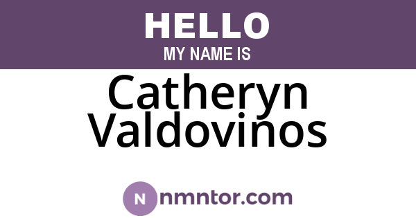 Catheryn Valdovinos
