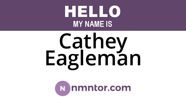 Cathey Eagleman