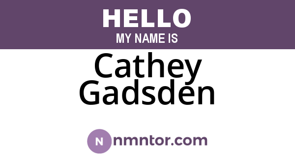 Cathey Gadsden