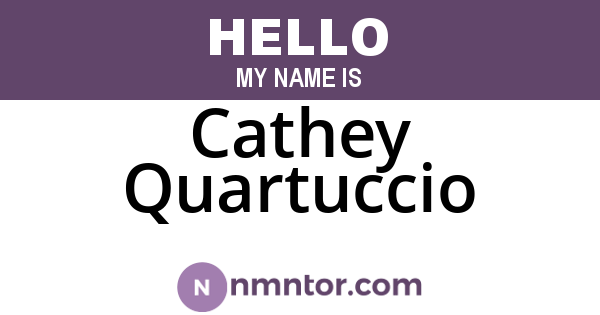 Cathey Quartuccio
