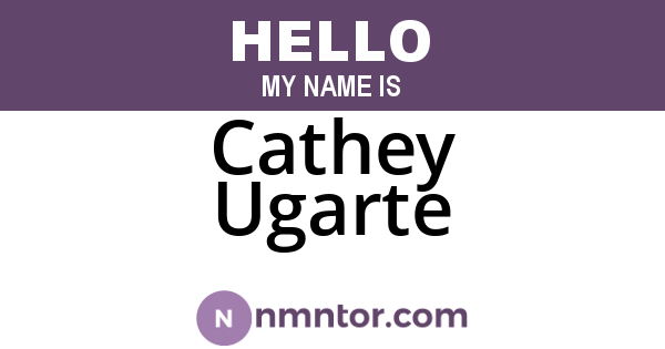 Cathey Ugarte