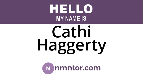 Cathi Haggerty
