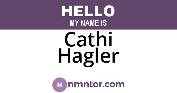 Cathi Hagler