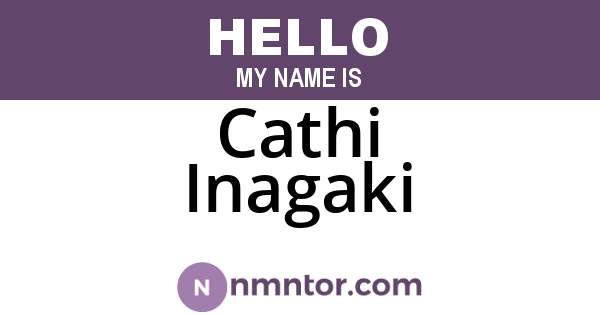 Cathi Inagaki