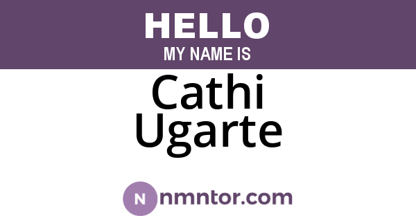 Cathi Ugarte