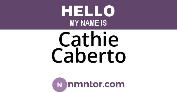 Cathie Caberto