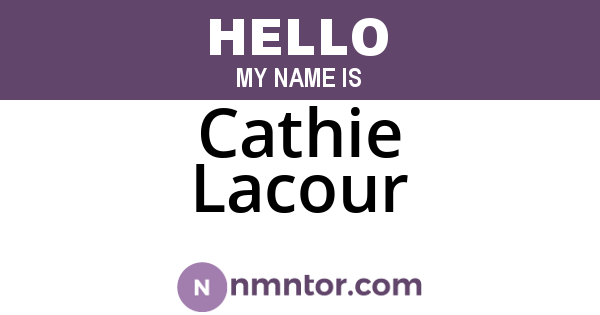 Cathie Lacour