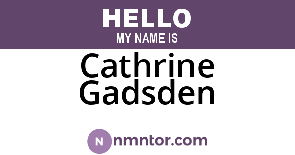 Cathrine Gadsden