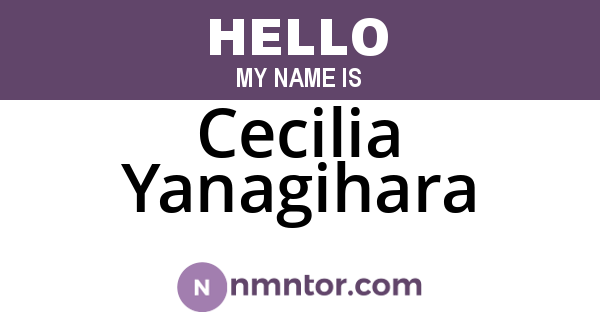 Cecilia Yanagihara