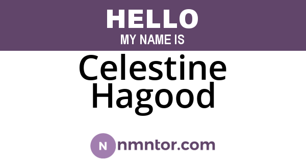Celestine Hagood