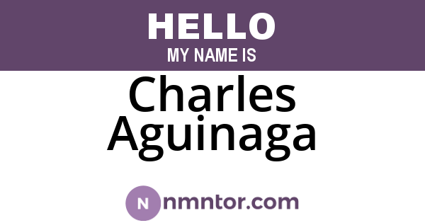 Charles Aguinaga