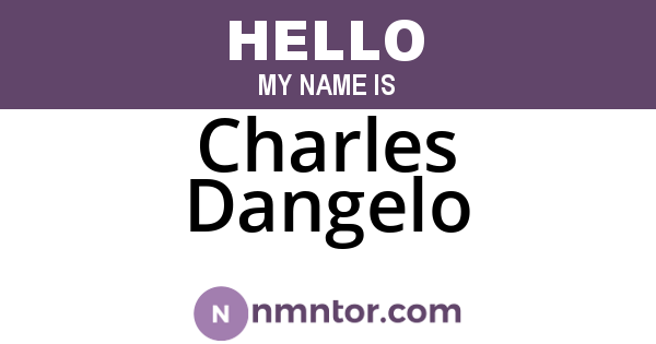 Charles Dangelo
