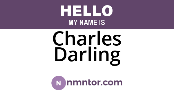Charles Darling