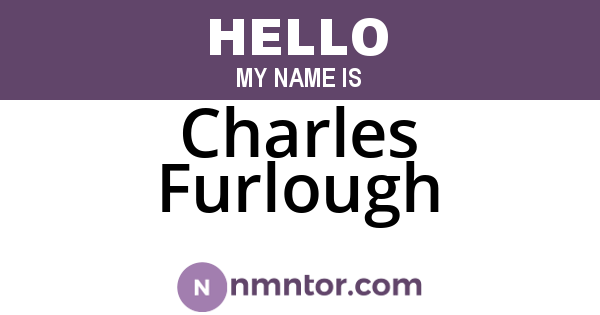 Charles Furlough