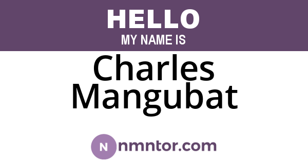 Charles Mangubat