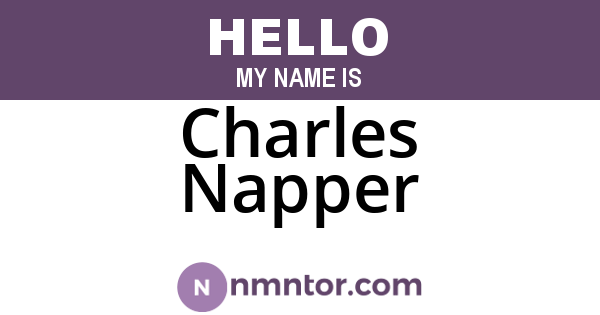 Charles Napper