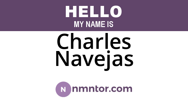 Charles Navejas
