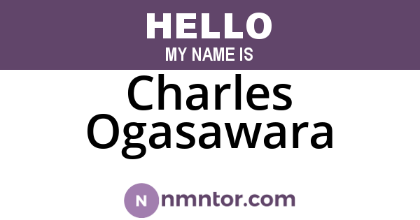 Charles Ogasawara