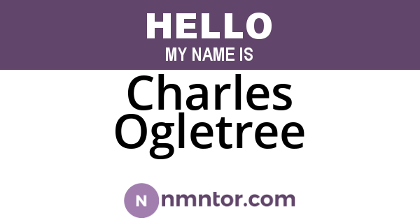 Charles Ogletree