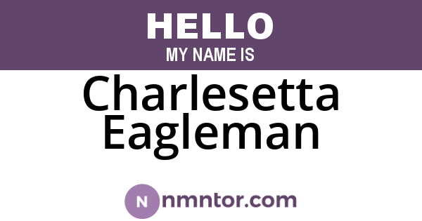 Charlesetta Eagleman